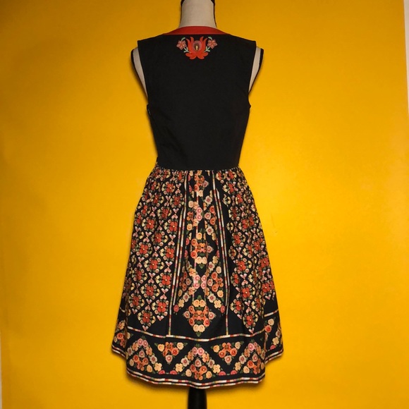 🟠 ModCloth 🟠 embroidered knee length dress - Picture 4 of 11